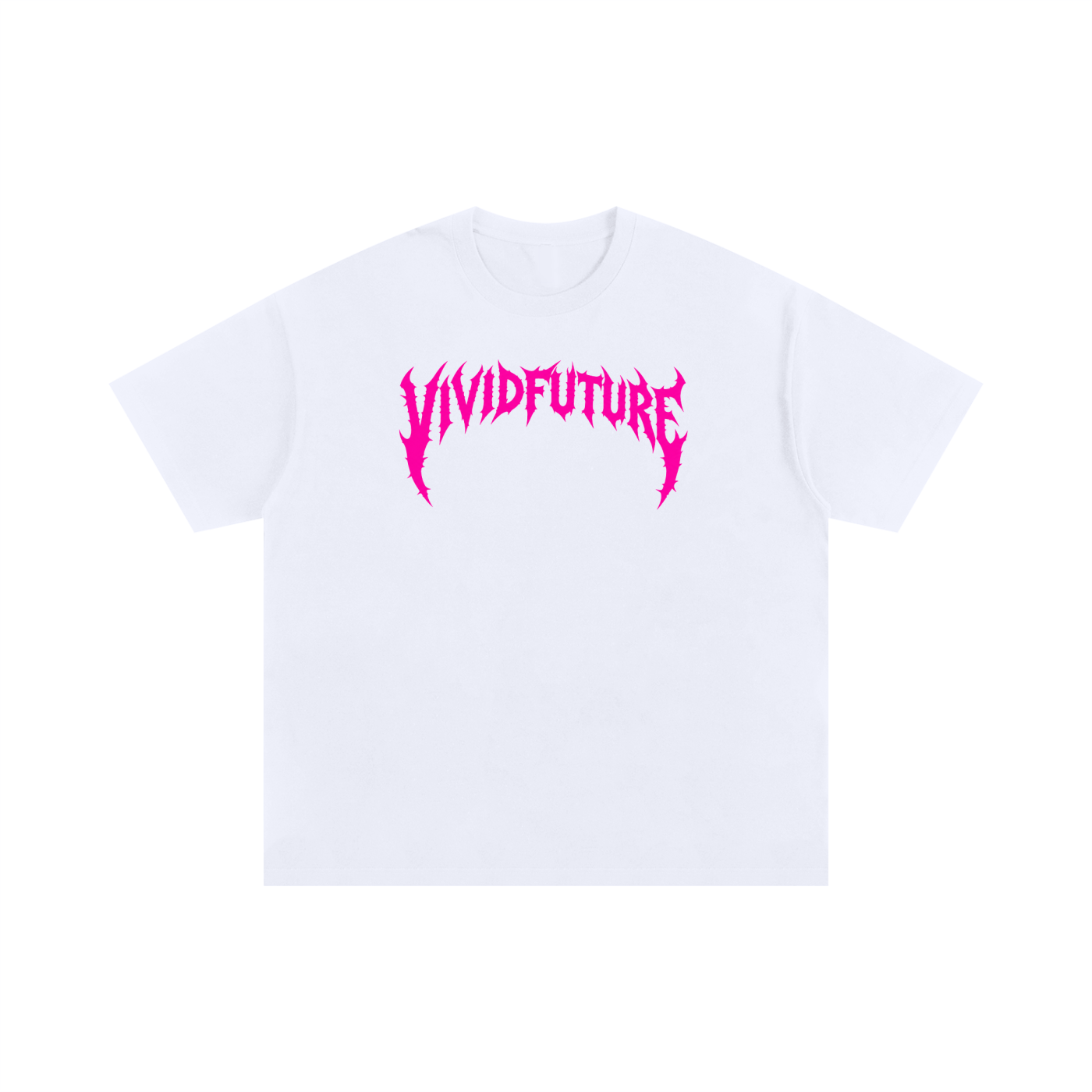 pink print vivid future tee